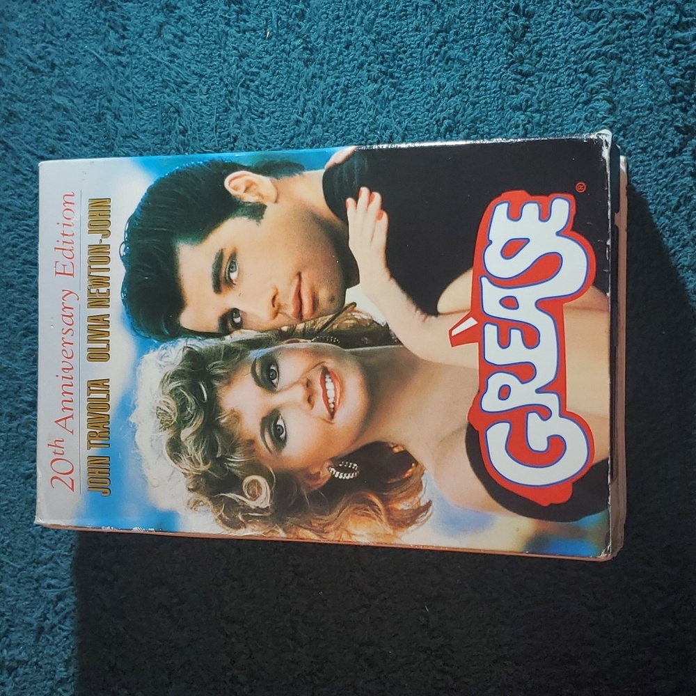 20th anniversary edition Grease vhs tape movie